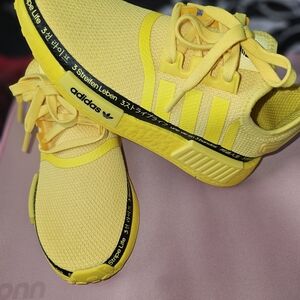 adidas Women's Yellow Athletic Sneakers